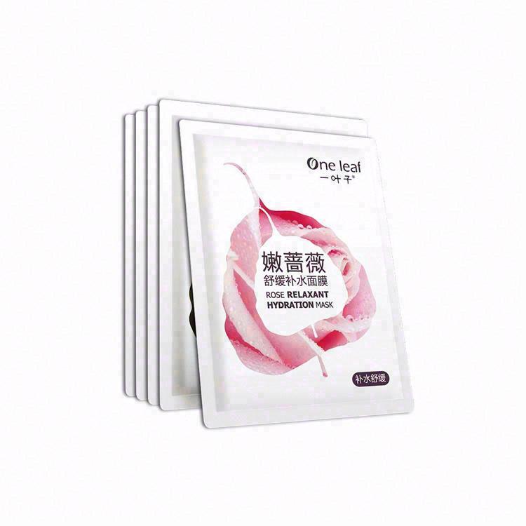 一葉子嫩薔薇舒緩補水面膜