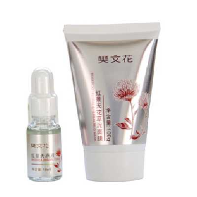 樊文花紅景天花草泥面膜