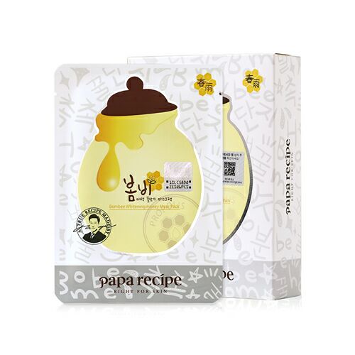 Paparecipe春雨蜂蜜嫩白面膜