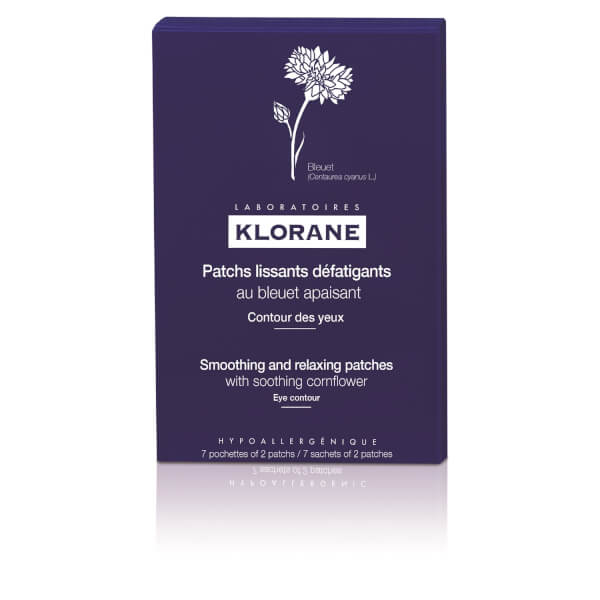 KLORANE Smoothing and Relaxing Patches with Soothing Cornflower