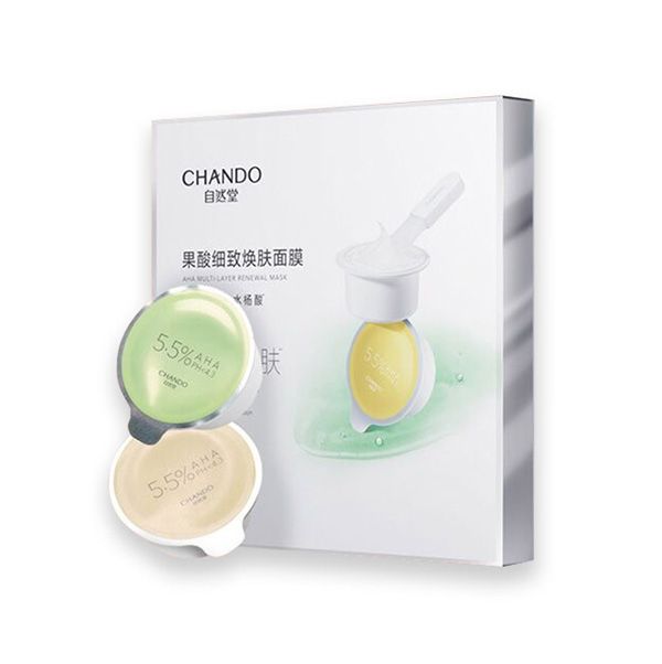 自然堂果酸細致煥膚面膜