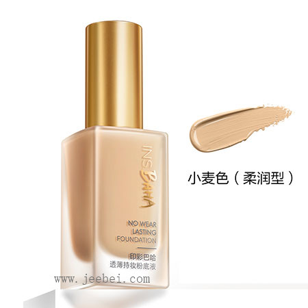 珀萊雅印彩巴哈透薄持妝粉底液（柔潤型）W03小麥色