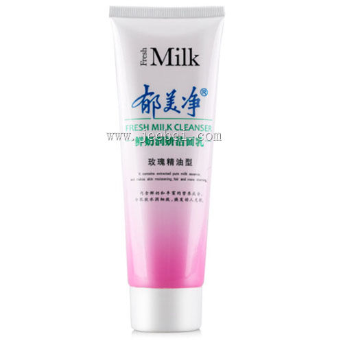 郁美凈鮮奶潤妍潔面乳（玫瑰精油型）