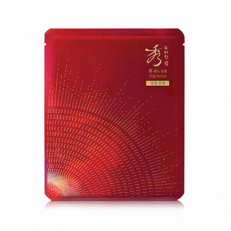 秀雅韓紅參抗皺面膜