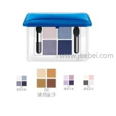珀萊雅晶艷魅彩四色眼影（02琥珀金沙）