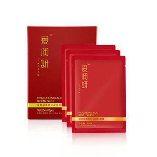 愛潤妍玻尿酸燕窩紅潤亮膚面膜