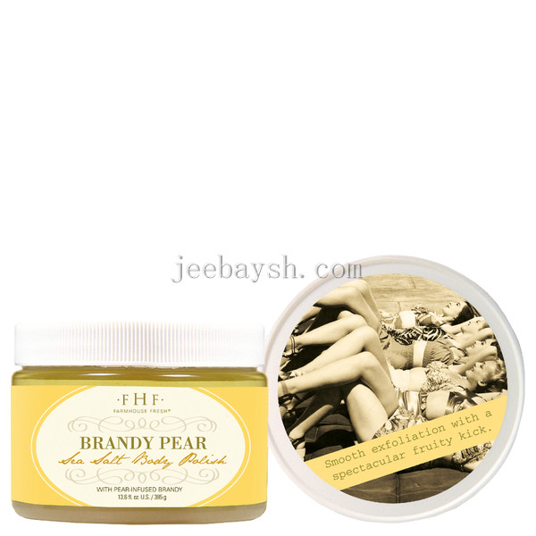 FarmHouse Fresh Fine Salt Body Scrub - Brandy Pear