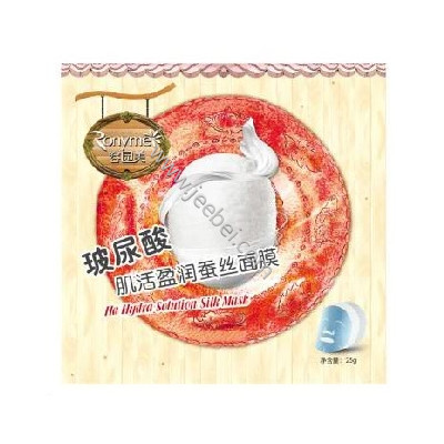 容園美玻尿酸肌活盈潤蠶絲面膜