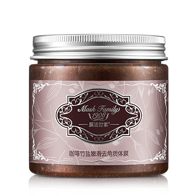 膜法世家咖啡竹鹽嫩滑去角質體膜