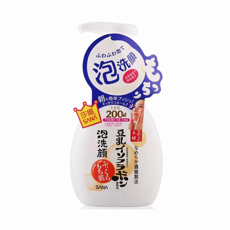 莎娜豆乳美膚泡沫洗顏