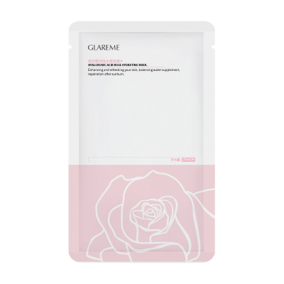 GLAREME格萊蜜玻尿酸玫瑰水感面膜