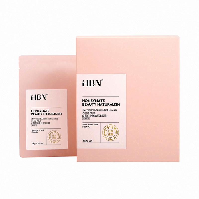 HBN白藜蘆醇嫩膚緊致面膜