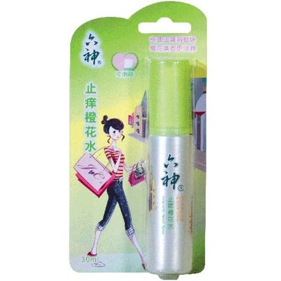六神止癢橙花水