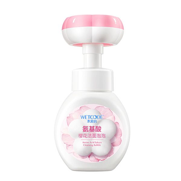 水密碼氨基酸櫻花潔面泡泡