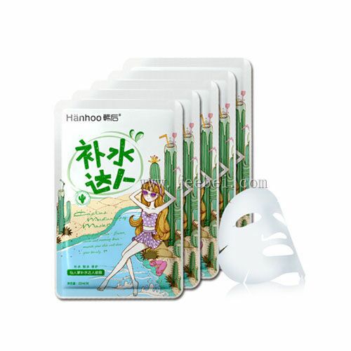 韓后仙人掌補水達人面膜