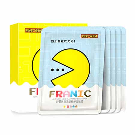 法蘭琳卡蘆薈祛痘凈膚修護面貼膜