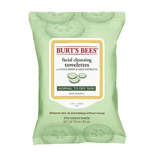 BURT'S BEES 小蜜蜂黃瓜鼠尾草卸妝濕巾