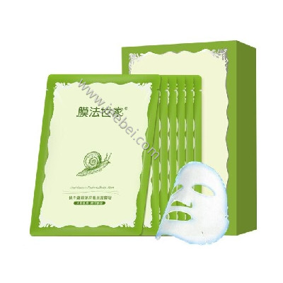 膜法世家 蝸牛嫩滑彈潤蠶絲面膜貼