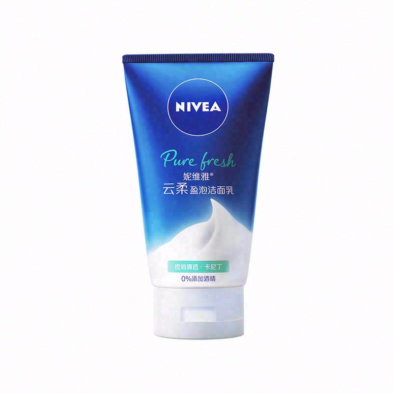 妮維雅云柔盈泡潔面乳（控油型-升級配方）