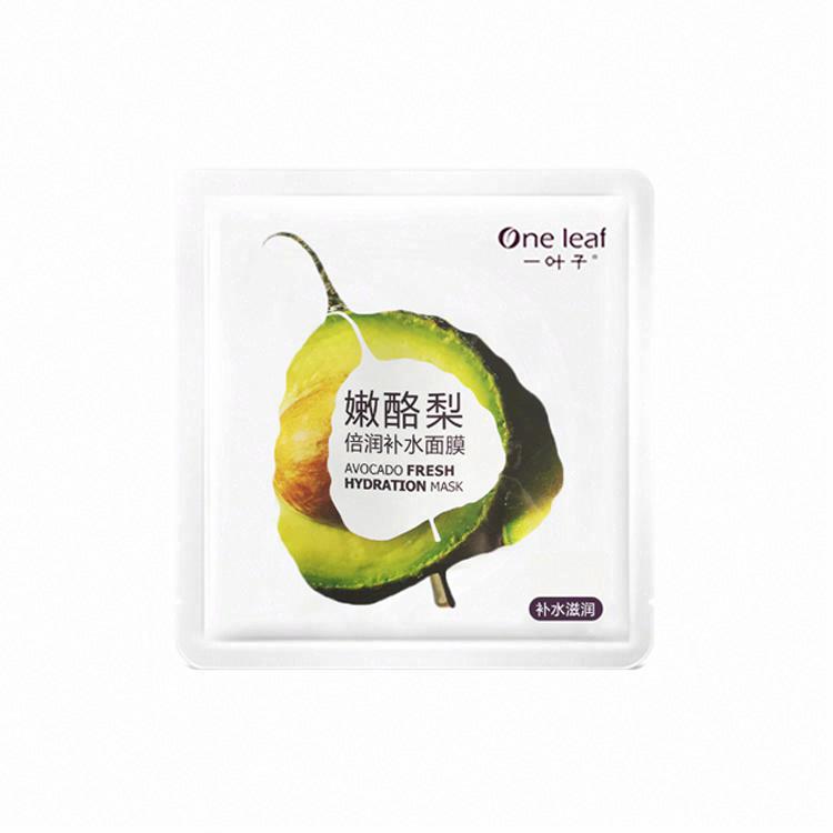 一葉子 嫩酪梨倍潤補水面膜