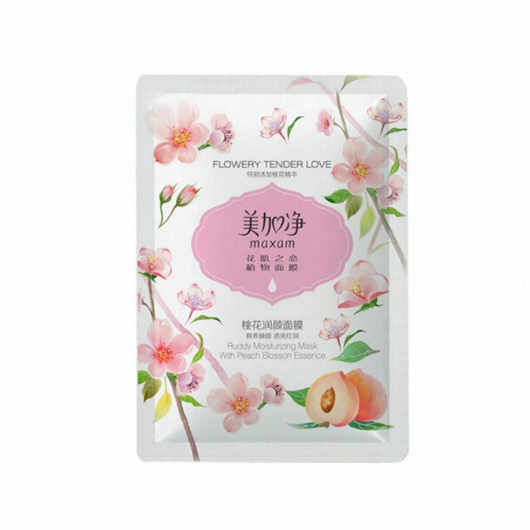 美加凈桃花潤顏面膜