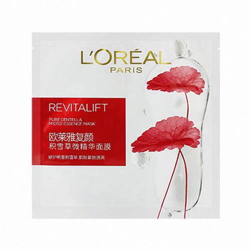 歐萊雅復顏積雪草微精華面膜