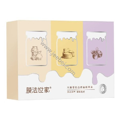 膜法世家 藍莓優格水嫩亮膚奶皮面膜