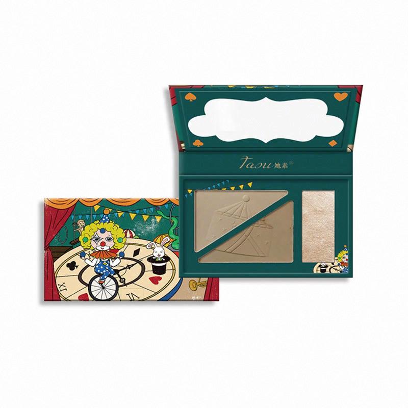 TASU她素瘋狂馬戲面具三色修容粉餅