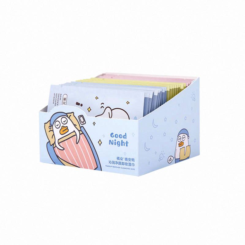 橘朵晚安鴨沁潤凈顏卸妝濕巾