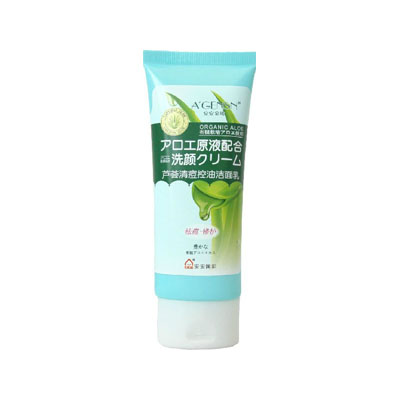安安金純蘆薈清痘控油潔面乳
