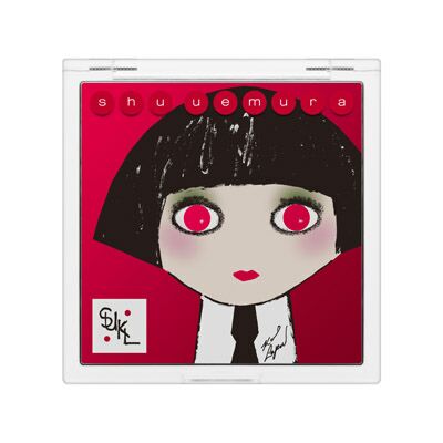 植村秀卡爾小姐復古絲絨綠彩盤