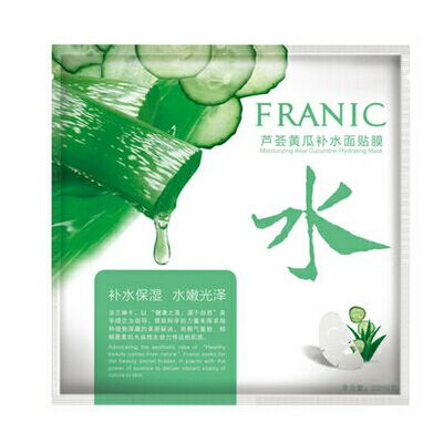 法蘭琳卡蘆薈黃瓜補水面貼膜