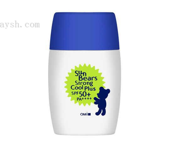 近江兄弟 蔓莎小熊防曬藍色 SPF50+ PA++++