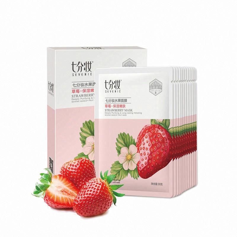 七分妝 水果面膜（草莓·保濕嫩膚）