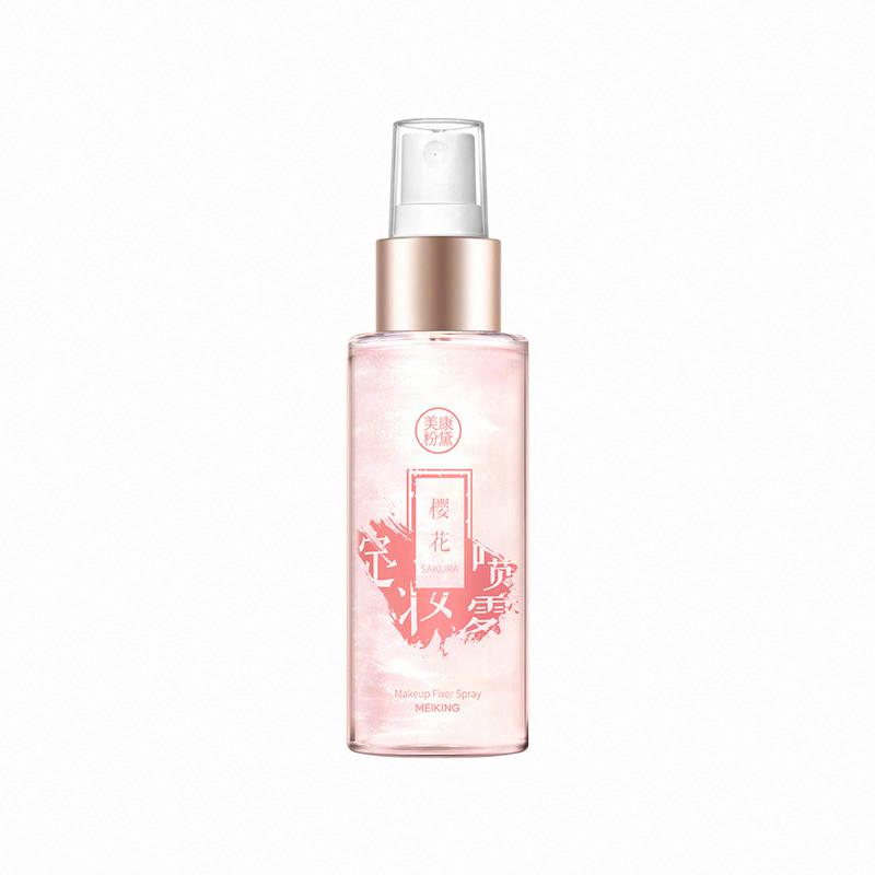 美康粉黛櫻花光透定妝噴霧-星光版