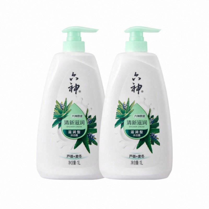 六神清新滋潤沐浴露（蘆薈+麥冬）