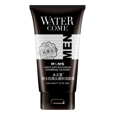水之蔻男士抗黑頭磨砂潔面膏