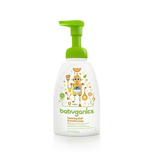 babyganics 甘尼克寶貝餐具潔凈慕斯【柑橘味】